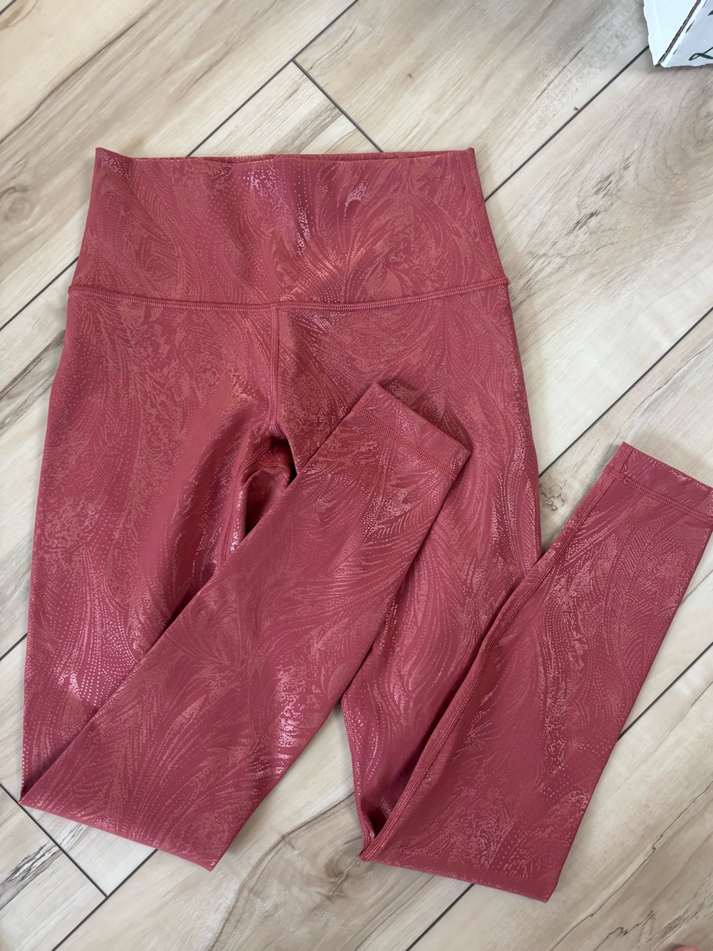 lululemon athletica High-Rise Textured Leggings in Dusty Rose